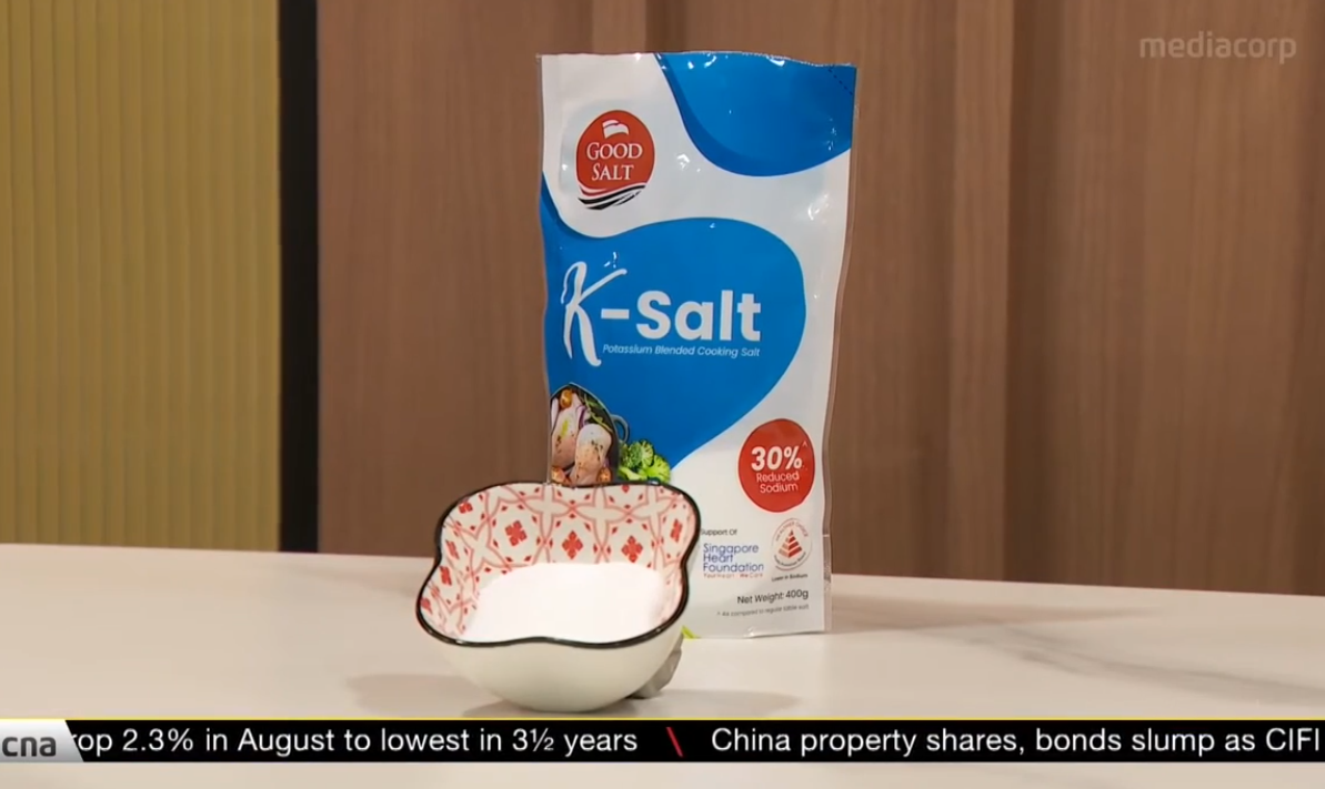 Load video: Video Credit: Channel NewsAsia (CNA) The video highlights HPB’s efforts to encourage Singaporeans to switch to lower-sodium salt alternatives to reduce sodium intake while maintaining taste.